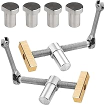 Set 2 Morsetti Da Banco In Alluminio - Regolabili 20mm Per Falegnameria E Lavorazione Legno - Foto 3