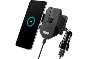 Spigen SteadiBoost Caricatore Wireless Auto Veloce Certificato Caricabatterie Auto Incluso Per iPhone 12 Mini Pro Max SE 2020 11 11 Pro MAX XR XS 8 8 Plus Galaxy S21 S20 S10 Note 20 Ultra Note 10