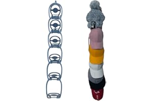 Tincogo Puerta de Azul y Sombrero montado Estante béisbol Casquillo Soporte Organizador de Pared Azul