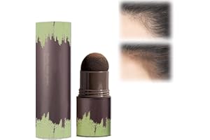 ERISAMO Natural Shade Hairline Powder, Magical Fluffy Thin Hair Powder, Waterproof Hairline Shadow Powder Stick,Quick Hair Repair Stick Filling Thin Hair, Instant Hair Volumizing Cover Up Powder (Brown)