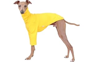 D DOGGY STAR T-Shirt für Hunde, für Windhunde, flexibel, Größe XXL, Gelb