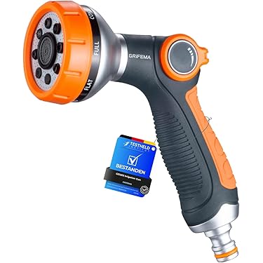 Tuinslang Auto Water Hogedrukreiniger Wassen Sproeikop Met Slang Hand for Huis Tuin Auto Schoonmaken Accessoires Ruimte besparen (Color : Water Gun, Size : K