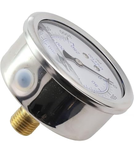 Poolfilter Manometer Edelstahl - Druckmesser Für Sandfilter Anlagen