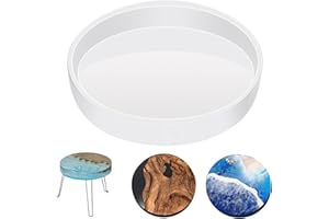 PEALOV Moldes Resina Epoxi Grandes,Kits De Moldes De Resina De Silicona,Molde De Mesa De Resina Epoxi para Hacer Manualidades,moldes Epoxi para Mesa De Río,Tabla De Charcutería,Tabla De Cortar