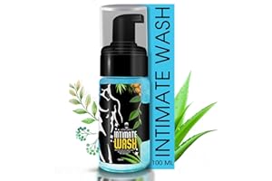 Urbangabru Intimate Wash for Men for Daily Hygiene (3.38 Fl Oz) | Male Care Hygiene Ball Wash with Tea Tree Oil, Aloe Vera & Sea Buckthorn Oil - 100 ml