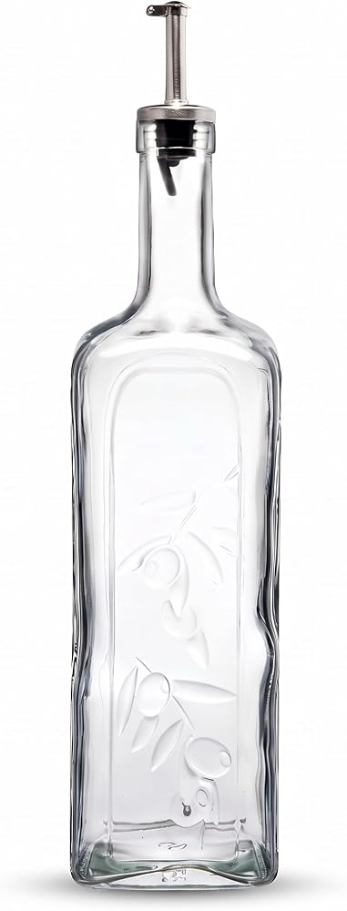 Paşabahçe Paşabahçe Homemade Metal Tıpalı Yağlık & Sirkelik, Şeffaf, 1 Litre