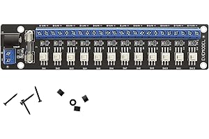 Evemodel 1 set 3-24V DC 12-switch control power distributor switch socket strip power distribution panel
