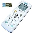 HQRP Air Conditioner Remote Control for Fujitsu, DeLonghi, Whirlpool, Daikin, Toshiba, Gree, Samsung, Sanyo, Amcor