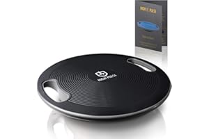 High Pulse® Semisfera propriocettiva incl. Poster per Esercizi: semisfera per l’Equilibrio, Il bilanciamento, la coordinazione e la Forza – Adatto per Fisioterapia e Riabilitazione (Ø 40cm)