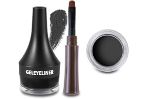 Boobeen Eyeliner Delineador de ojos en gel resistente al agua Delineador de ojos en gel a prueba de manchas Set de maquillaje de ojos altamente pigmentado De larga duración para usar todo el día.