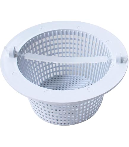 Panier à Passoire Pour Skimmer Piscine - Diamètre 19cm, Hauteur 11cm - Résistant Au Chlore - Avec Poignée - 11