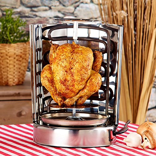 Rosenstein & Söhne Döner- und Schaschlik-Grill für zu Hause, 1.500 Watt, bis zu 1,5 kg - 7