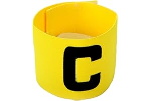 Genikeer Brazalete De Capitan, Brazalete Capitan Futbol Adulto, Multicolor Banda del Capitán, Brazalete De Capitan De Futbol Personalizado - Adecuado para Múltiples Deportes De Pelota