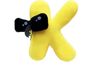 bdao gift Alphabet Lore Plush K,Alphabet Sweets,Soft Alphabet Lore Stuffed Dolls Educational Letter Toys,Stuffed Figure Doll for Kids and Adults,Toy for 1 2 3 year old Boys/Girls, (K)