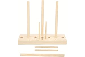 BITUSIC Bow Maker, Wooden Bow Making Tool,Adjustable DIY Bow Maker Tool - Natural Wood Ribbon Bow Maker for Wreaths, Easy-to-Use Crafting Tool for Holidays & Decorations, Portable Design for DIY Projects