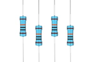 SCOOYUCK 100 szt. rezystor 100 K Ω 1 W 1% tolerancja metalowa folia oporowa