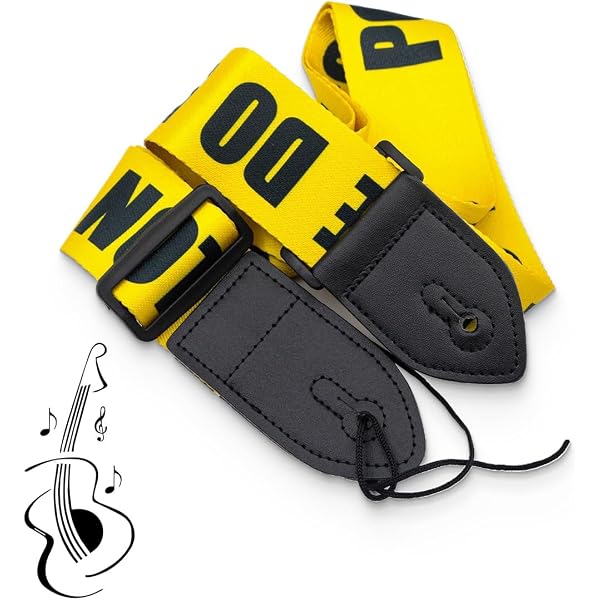 Sangle Basse Sangles Réglables Pour Guitare Avec Extrémités En Cuir Sangle Guitare Folk