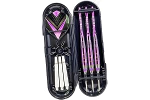Hsthe Sea Steel Tip Dart Set Professionell Dart Set 3-pack 24g Dart levereras med Dart-fodral 3 Dart-vingar 3 extra plast-dar