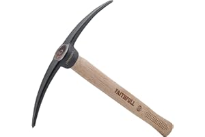 Pic à mortier Faithfull – Double pointe – Outil de maçon avec manche en hickory certifié FSC pour ratisser le mortier et creuser l'argile - 300 mm (12 po)