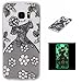 S7 Edge Hülle,Galaxy S7 Edge Hülle,Samsung S7 Edge Hülle,Samsung Galaxy S7 Edge Hülle,Samsung Galaxy S7 Edge Luminous Hülle Case,Cozy Hut Ultra Slim Dünn Silikon Luminous Silikonsoftshell TPU für Samsung Galaxy S7 Edge, Niedliche Cartoon Malerei,Premium Handy Tasche Schutz Hülle Case Cover Etui Strass Schutz schutzhülle Bumper Schale Silicone für Samsung Galaxy S7 Edge - Schwarzes Hochzeitskleid