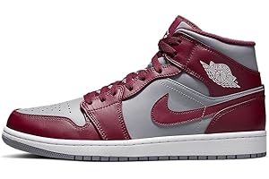 Nike Femme Air Jordan 1 Mid (GS) Chaussures de Basketball