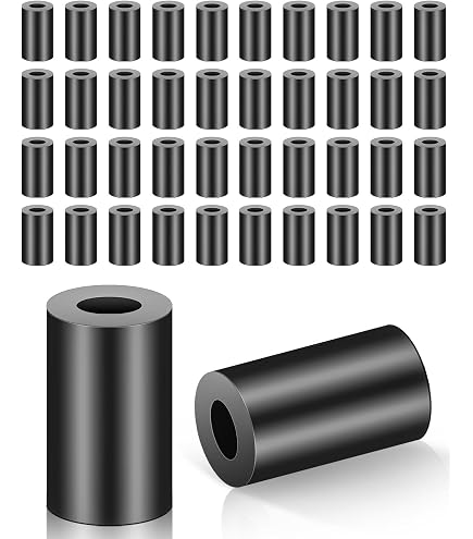 Enkotrade 100 Stück Distanzhülsen M6 – 20x6,3x15 Mm, PE-Kunststoff, Für Abstand & Isolierung