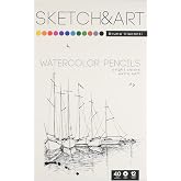 Bruno Visconti Sketch&amp;Art Profesyonel Aquarel Kuru Boya Seti (12 Renk)