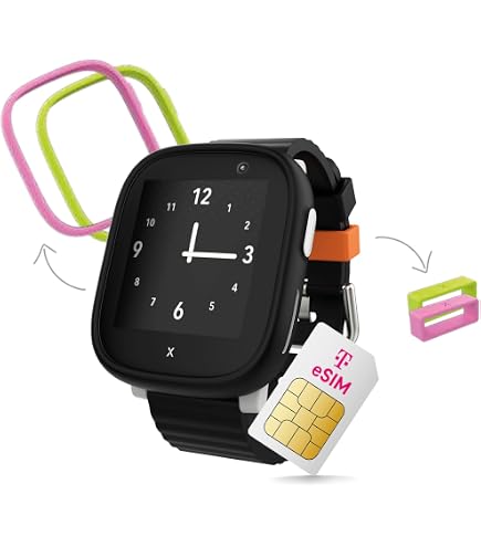 Rebel Cactus GO Kids Smart Watch with GPS and Phone, GPS Tracker for Kids,  Camera, Phone, Video, Whatsapp Kids Learning Watch with SIM Card :  Amazon.com.be: Electronics