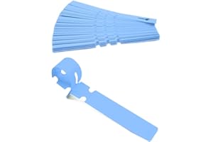 HomeTools.eu® Lot de 100 Rubans d'étiquettes pour Plantes | Plantes arbustes | Plastique 21 x 2 cm | Résistant aux intempéries avec Boucle de Fixation Bleu