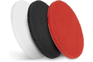 Ulsonix Tampon Tampons Pour Autolaveuse Laveuse Ponceuse Monobrosse TOPCLEAN 17PAD (3 Unités, 3 Pouvoirs Abrasifs, ? 17"/43 cm, Pour Le Lavage, Récurage Et Polissage Des Sols)