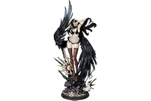 RZAHUAHU Albedo Figur 1/4 Overlord Anime Model 58CM Girl PVC Action Figuren (Stil 1 (58cm))