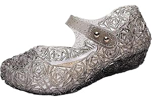 Little-Peach Sandalias de Princesa para Niñas Disfraz para Halloween Fiesta Cumpleaños Navidad EU24-33