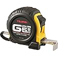 Tajima G5PA0MY G-Lock Measuring Tape, Black/Yellow, 10 m x 25 mm
