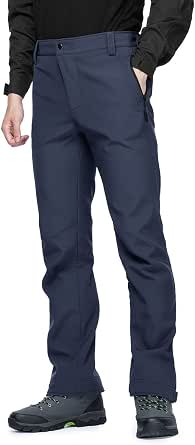 Wespornow Uomo Pantaloni da Lavoro Impermeabili Termici con Zip  Tasche-Elasticizzati-Invernali Trekking Montagna Ciclismo Caccia Tecnici  Sci Neve Antipioggia Softshell Felpati : Amazon.it: Abbigliamento