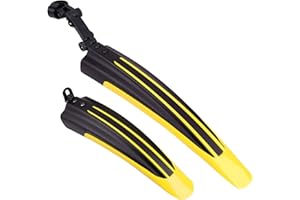 Taeku Parafango Bici Universale Regolabile Bicicletta Mudguard Set Posteriore Anteriore Biciclette per MTB Bicicletta 20-27 Pollici Ruote