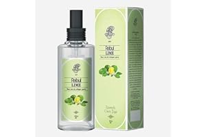 Rebul Lime Eau de Cologne | Kölnisch Wasser für Herren Glasflasche 100ml After Shave, Cologne, Rasierwasser für Herren und Damen