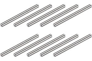 METALLIXITY Tassello Perno (3x35mm) 25pz, 304 Acciaio Inox Scaffale Supporto Pioli Perno Fissaggio Elementi - per Metallo Dispositivi, Mobili Installazione, Industriale, Fai da Te