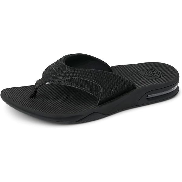 Reef Men's Fanning Flip-Flop, Orion/Black, 13