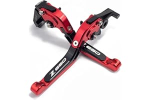 HJFJZ para Kawasaki para Z900 para Z650 para Z 650 900 2017-2021 Accesorios de Motocicleta Frenos Ajustables Ajustable Palanca de Embrague Manija Z-900 Palancas de Freno (Color : E)
