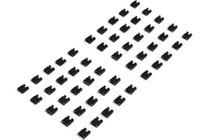 I3D SÉLECTION I3D Selection – Set di 50 cavalieri – Jumpers nero con passo di 2,54 mm