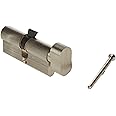 Yale 10-0513-3535-Ck-22-01, 500 Series Double EUro Profile Cylinder 35+35 Key+Coin Turn Bathroom Cylinder Satin Nickel