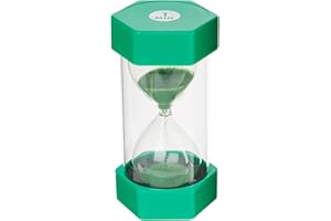 TEMPLE LODGE Jumbo Sand Timer for Kids- Colorful and Attractive-Easy to Operate- Visual Tool for Kids- Learning Tool (1 Min - Green)