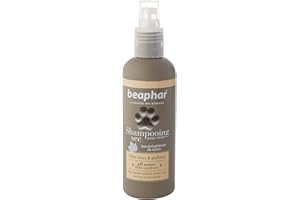 BEAPHAR – Spray Shampoing Sec Premium Ultra-Doux pour Chien – Extraits naturels d'Aloe Vera et de l'eau de Framboise – Fortifie et redonne de l'éclat au Poil – Prêt à l'emploi, sans rinçage – 200 ML