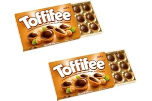GENERICO Storck | Toffifee Cioccolatini Nocciole Intere | Caramello e Crema Nocciole e Cioccolato | Nocciole Ricoperte Cioccolato 2 x 125 Gr.