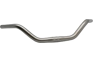 P4B | Manillar de bicicleta para bicicleta de ciudad – 25,4 mm – de acero con aspecto de aluminio | aro cruiser, ancho = 590 mm | manillar para bicicleta de ciudad