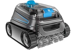 Zodiac CNX 50 iQ Poolroboter. Für Pools bis 12 x 6 m. Reinigt Boden, Wände und Wasserlinie. Lift-System und App-Steuerung inklusive. 18 m Kabel mit Anti-Twist-System, Doppel-Filter und Transportwagen.