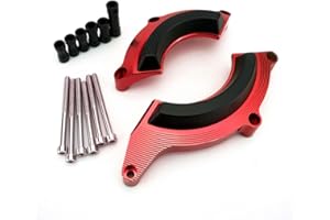 Heinmo Motorcycle CNC Aluminum Engine Crash Guard Side Protector Frame Slider Stator Cover for Kawa' Z900 Z 900 2016-2021 2022 2023 2024 (red)