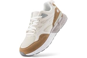 FitVille Chaussures de Marche Femme Extra Larges Baskets Mode Confort Sneakers pour Pieds Larges et Plats