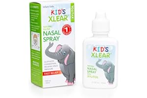 Xlear Nasenspray für Kinder, natürliche Kochsalzlösung, Nasenspray für Kinder mit Xylitol, tägliche Nasenabschwellung, Nasenfeuchtigkeitscreme, 22,2 ml (Pack of 3)
