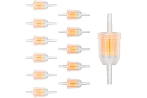 Xkzhrr Filtros de Combustible en Línea,6Piezas 6mm 8mm Filtro de Combustible,Universal filtro gasolina para Muchos Tractores Pequeños Motocicletas moto coche fuerabordaminimoto,Filtro Gasolina